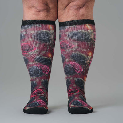Gothic Rose EasyStretch™ Socks