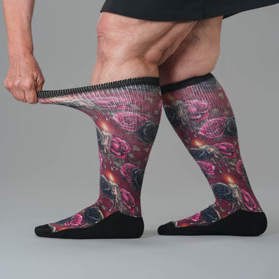 Gothic Rose EasyStretch™ Socks