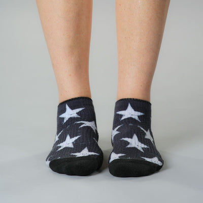 Retro Stars Ankle Compression Socks