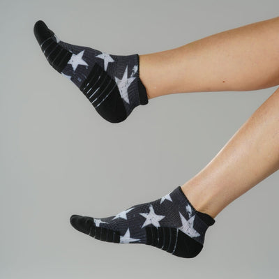 Retro Stars Ankle Compression Socks