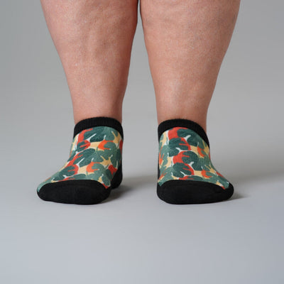 Jungle Leaves Ankle Socks