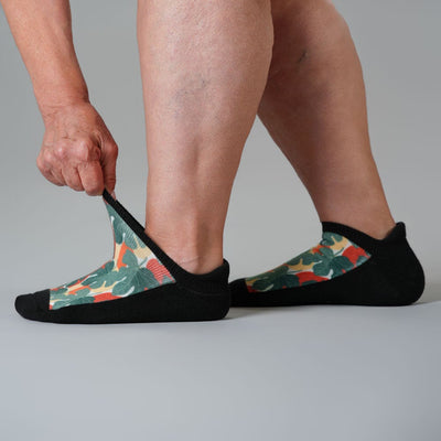 Jungle Leaves Ankle Socks