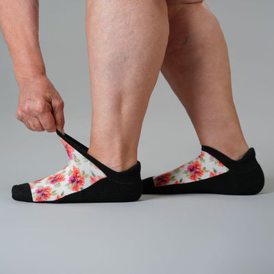 Pastel Petals Ankle Socks