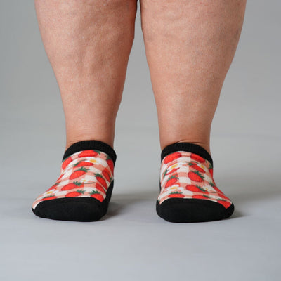 Strawberry Patch Ankle Socks