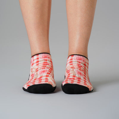 Cottage Rose Ankle Compression Socks