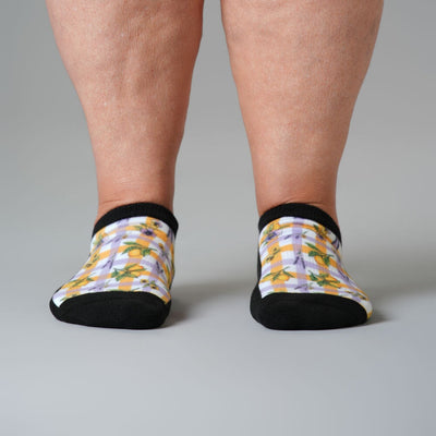 Lavender Lemon Ankle Socks