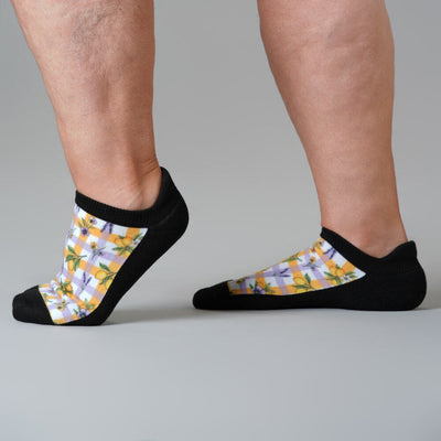 Lavender Lemon Ankle Socks