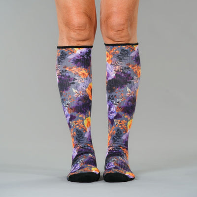 Purple Fantasy Compression Socks