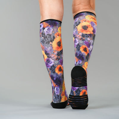 Purple Fantasy Compression Socks
