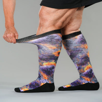 Purple Fantasy EasyStretch™ Socks