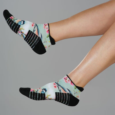 Chickadees Ankle Compression Socks