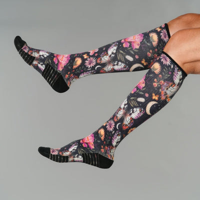 Night Garden Compression Socks