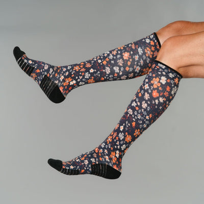 Fall Daisies Compression Socks