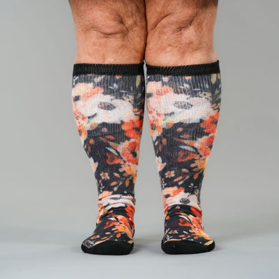 Fall Floral EasyStretch™ Socks