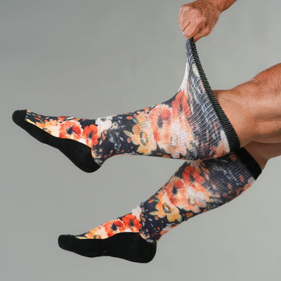 Fall Floral EasyStretch™ Socks