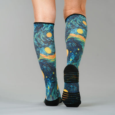 Starry Cat Compression Socks
