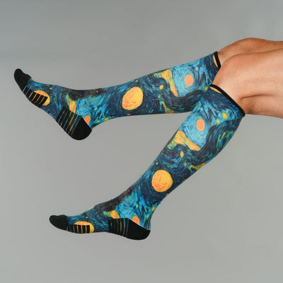Starry Cat Compression Socks