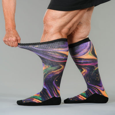 Cosmic Swirl EasyStretch™ Socks