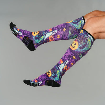 Haunted Night Compression Socks