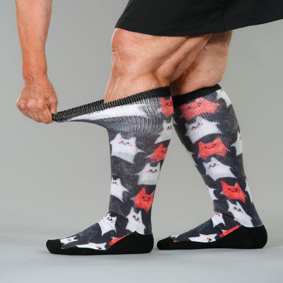 Boo Kitties EasyStretch™ Socks