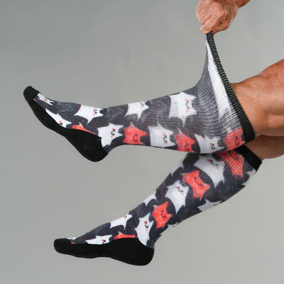 Boo Kitties EasyStretch™ Socks