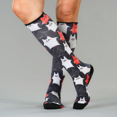 Boo Kitties Compression Socks