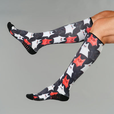 Boo Kitties Compression Socks