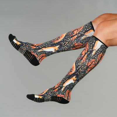 Fox Forest Compression Socks