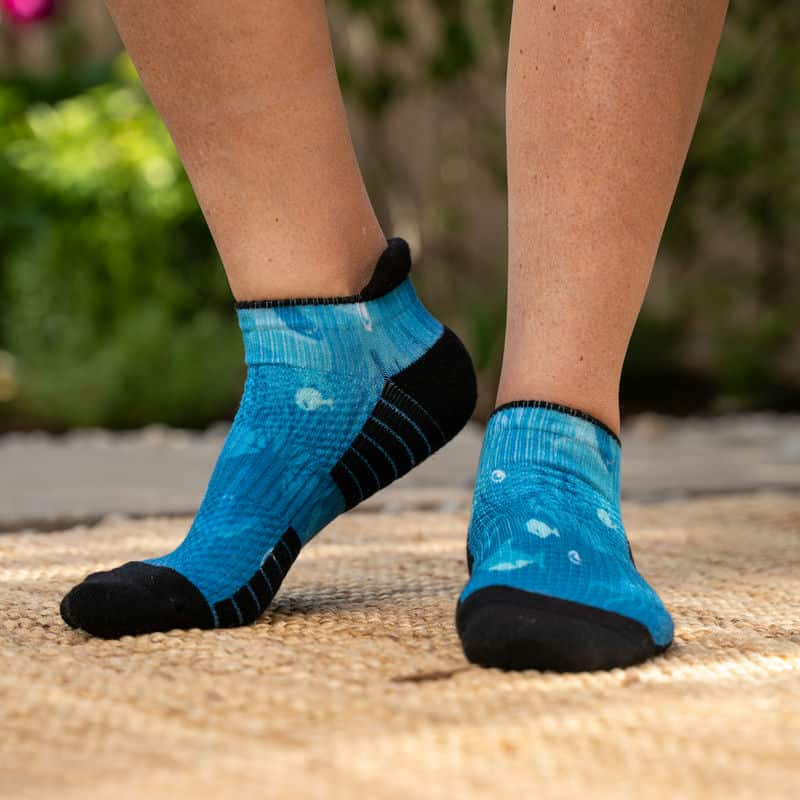 Compression Socks For Ankle Swelling - Deep Sea | Viasox