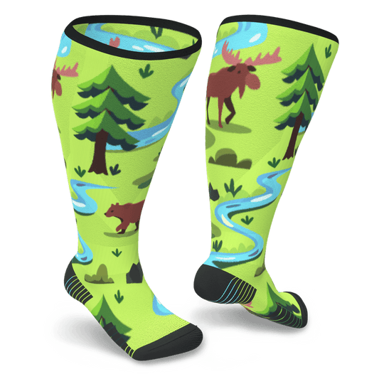 Alaskan Spring Diabetic Compression Socks