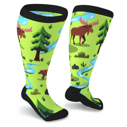 Alaskan Spring Non-Binding Diabetic Socks