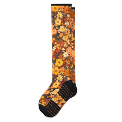 Amber Blooms Compression Socks