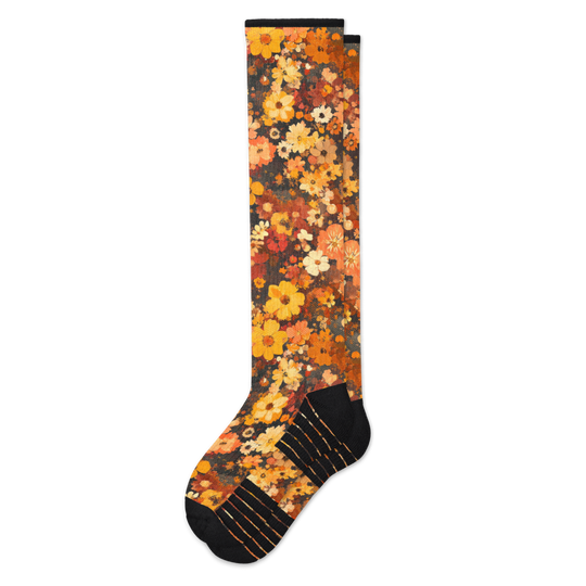 Amber Blooms Compression Socks