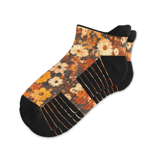 Amber Blooms Ankle Compression Socks
