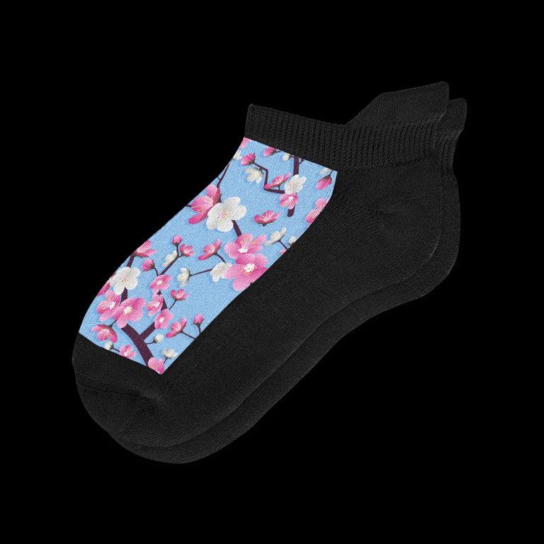 Cherry Blossoms Ankle Diabetic Socks