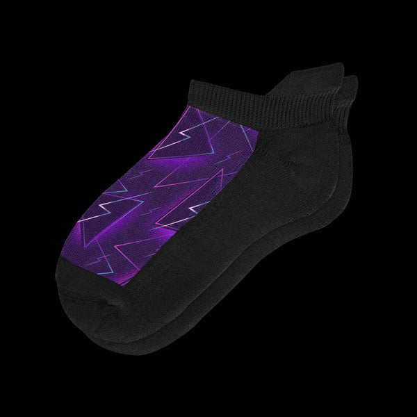 Purple Rain Ankle Diabetic Socks
