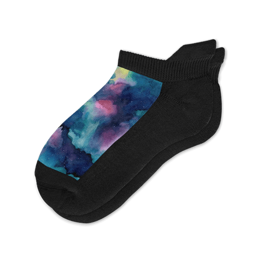 Viasox Northern Lights Ankle Socks Flat View