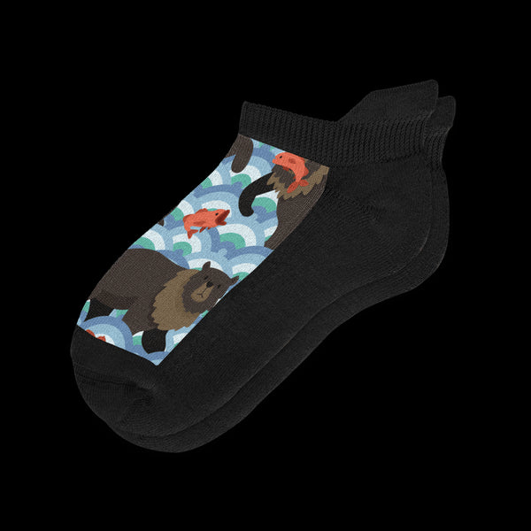 Bearly Fishing Ankle Diabetic Socks