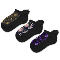 Moonlight Ankle Socks 3-Pack Bundle From Viasox Flat View
