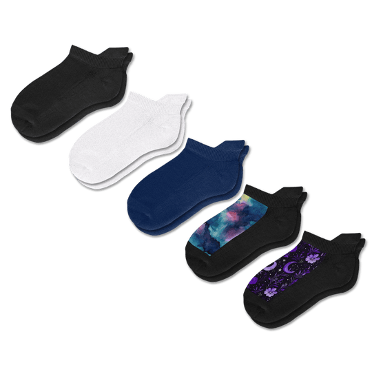 Cosmic Classics Ankle Socks Bundle 5-Pack