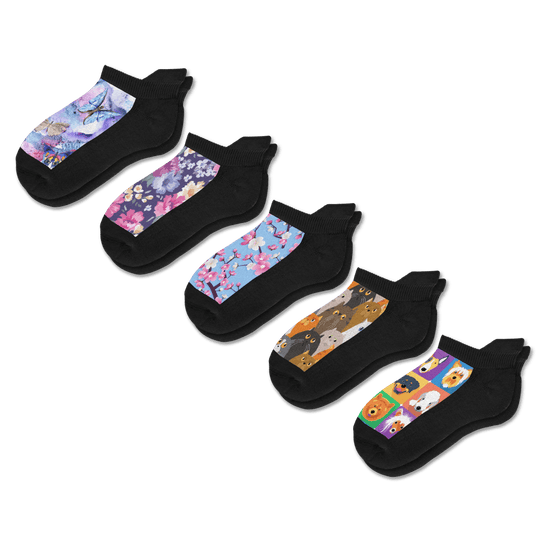 Pet Garden Ankle Socks Bundle 5-Pack