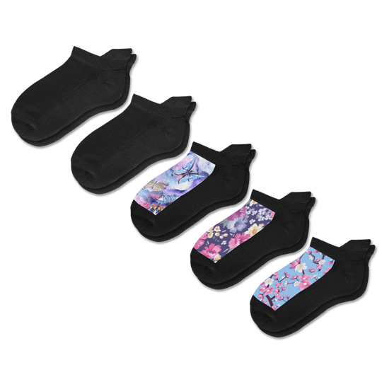 Dark & Delicate Ankle Socks Bundle 5-Pack