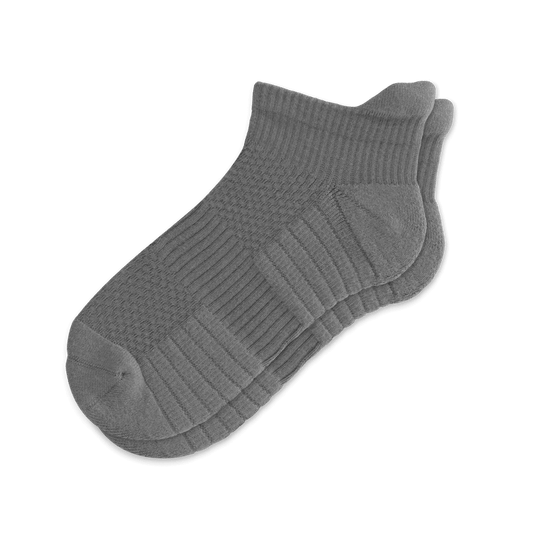 Gray Ankle Compression Socks