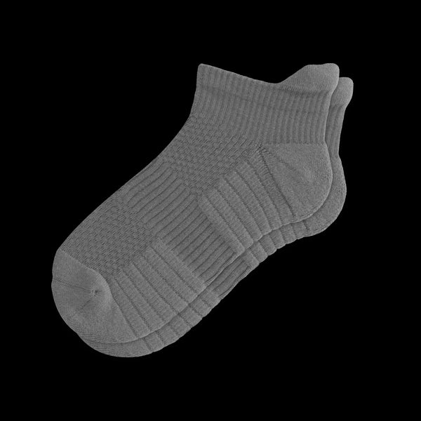 Gray Ankle Compression Socks