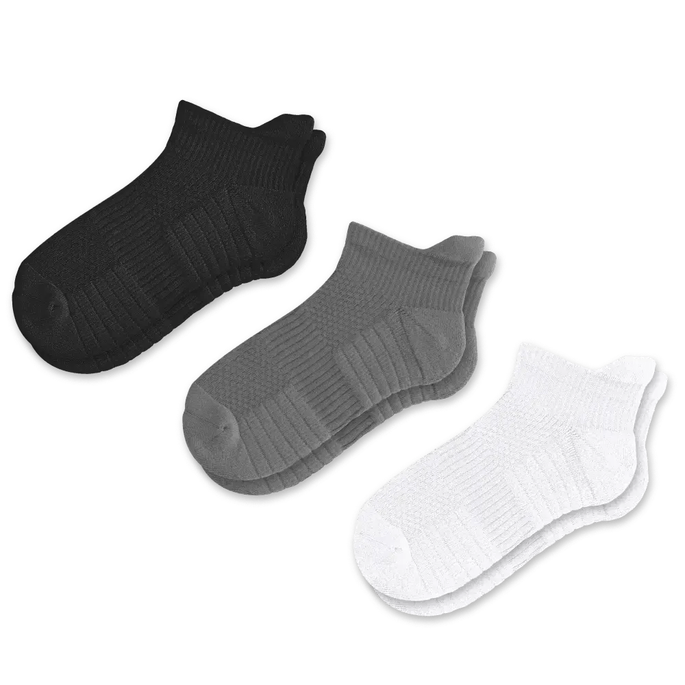 Compression Ankle Socks Flower Power 3 Pack Viasox 8874