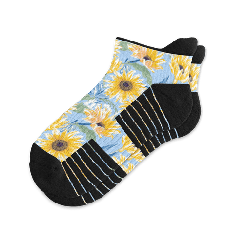 Viasox Sunny Days Ankle Compression Socks front view