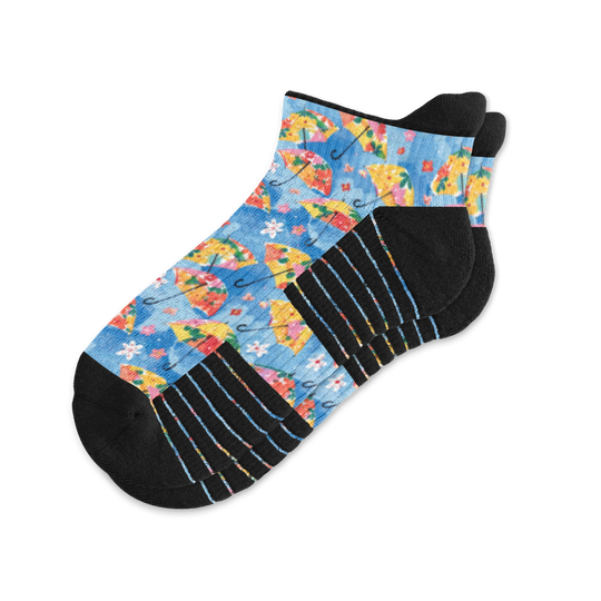 Spring Showers Ankle Compression Socks