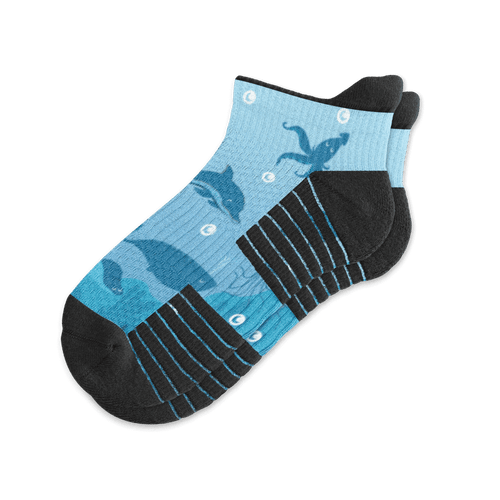 Viasox Deep Sea Ankle Compression Socks front view