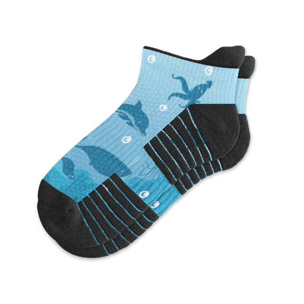 Deep Sea Ankle Compression Socks | Comfort & Style From Viasox