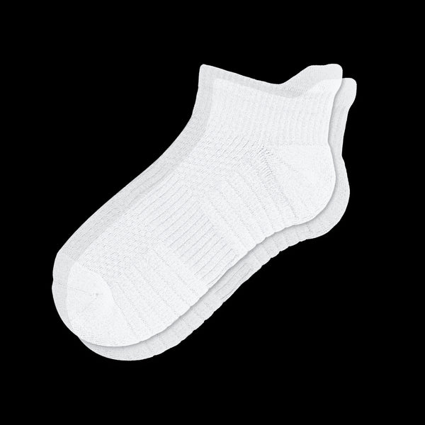 White Ankle Compression Socks